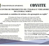 Câmara de Capivari do Sul realiza o 1º Encontro de Presidentes de Câmaras e Vereadores do Litoral Norte